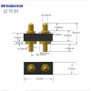 插板式（DIP） pogo pin非標(biāo)定制pogo pin連接器無線設(shè)備鍍金黃銅